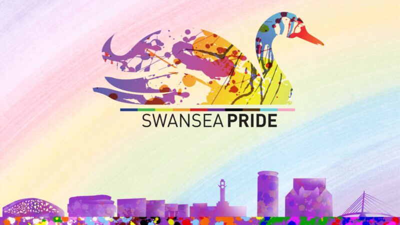 Colourful Swansea Pride logo