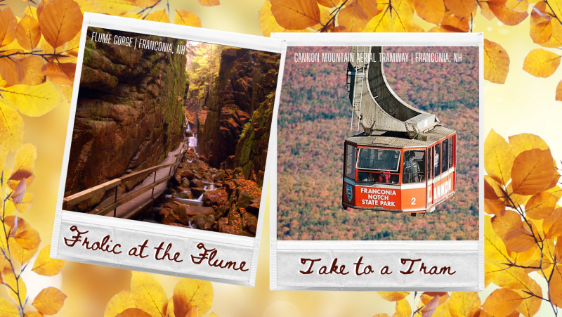 3 Day Fall Itinerary - Flume/Tram