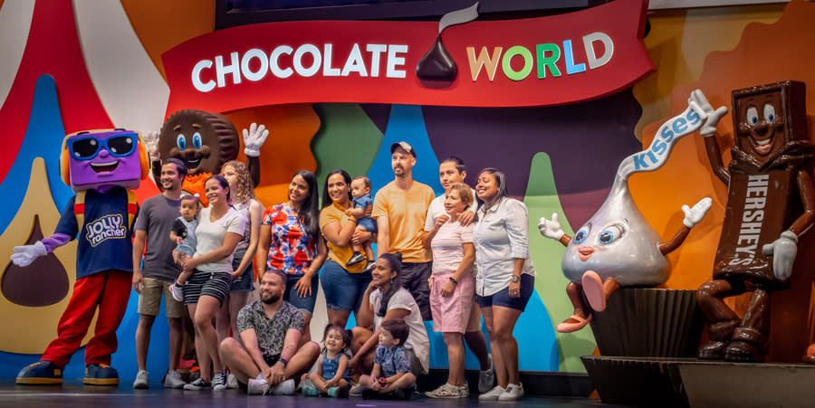 Chocolate World Large Family Photo