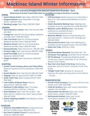 2025/2026 Winter businesses