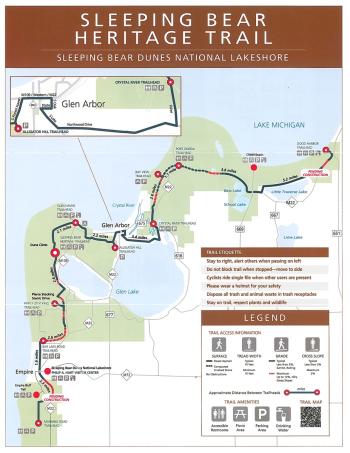 Sleeping Bear Heritage Trail Map