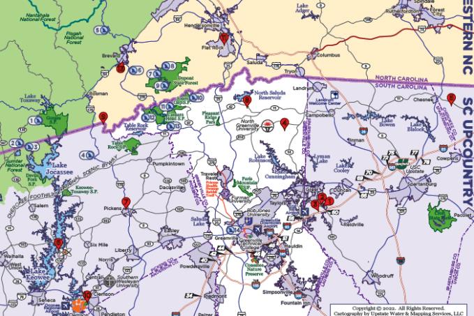 Downtown Greenville Sc Map Maps | Visitgreenvillesc