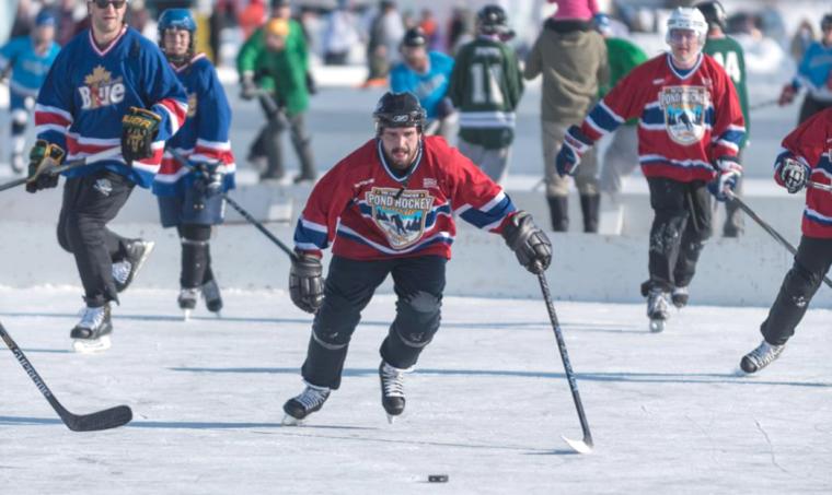 On frozen pond: Hockey teams descend on Malletts Bay