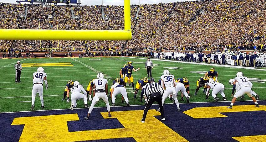 U-M Football Endzone