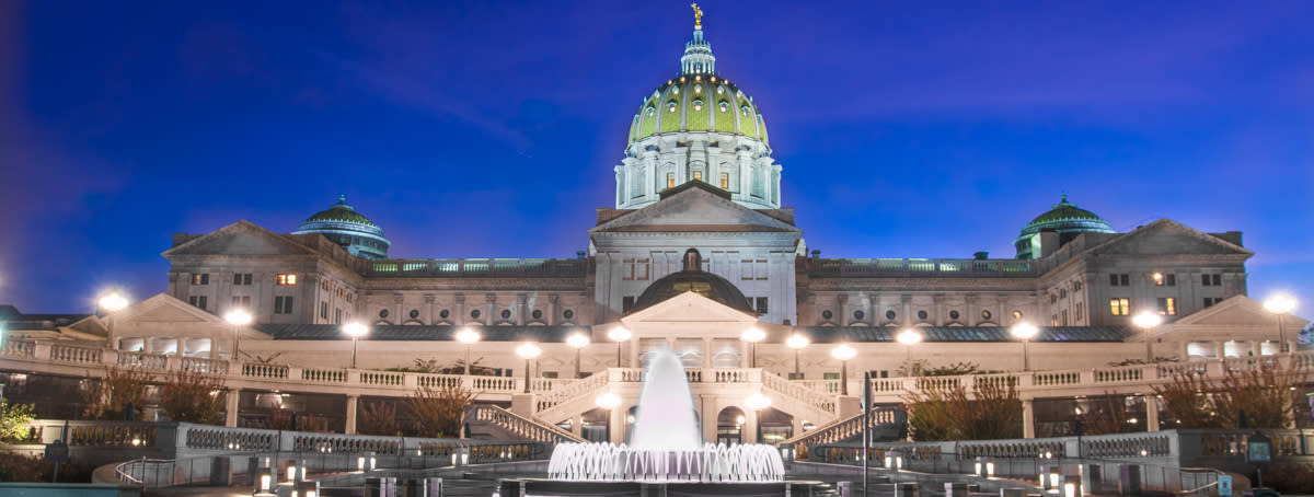 PA State Capitol Night
