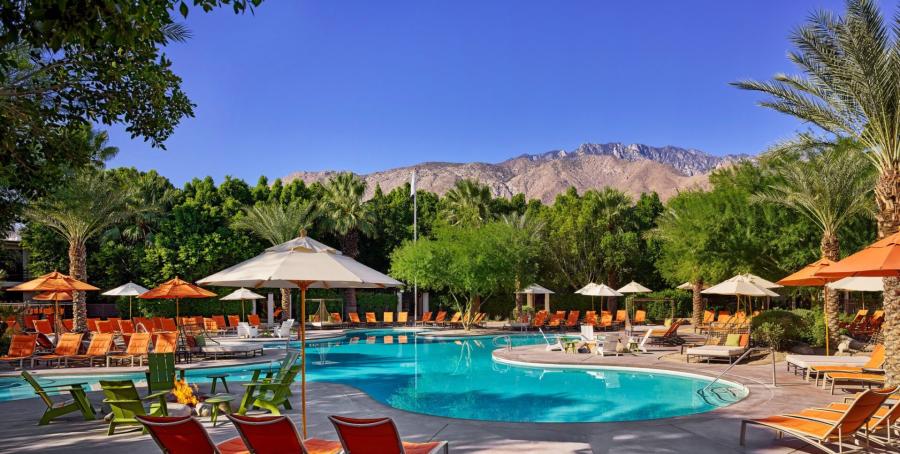 riviera palm springs pool