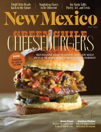 Green Chile Burger cover of New Mexico Magazine