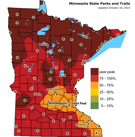 Fall Color Finder Report from MN DNR