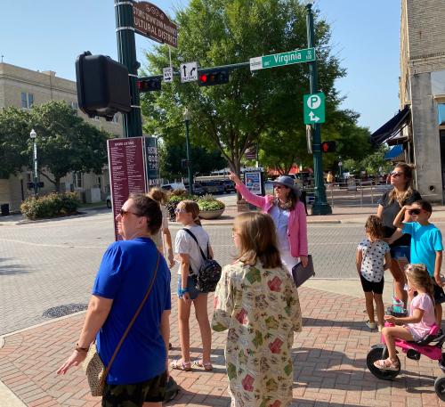 Historic Walking Tour in downtown McKinney