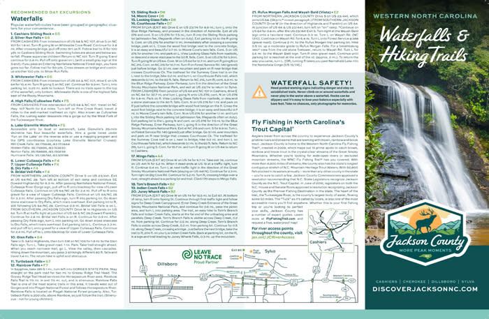 Hiking and Waterfall Map Thumbnail