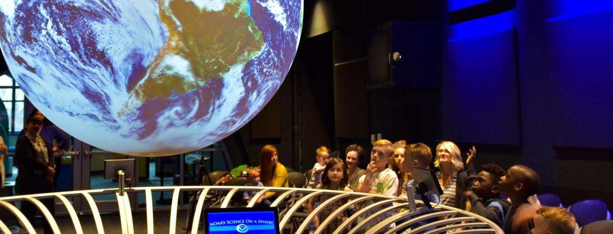 Science on a Sphere at Science Central