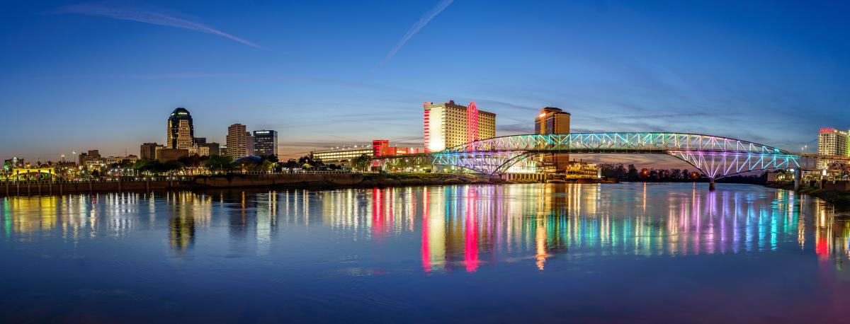 Daytime Skyline of Downtown Shreveport