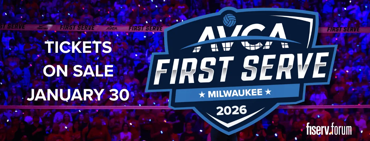 AVCA First Serve Banner