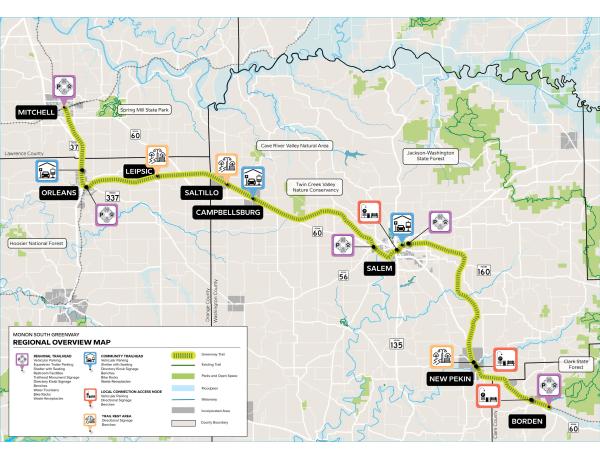 Monon South Map