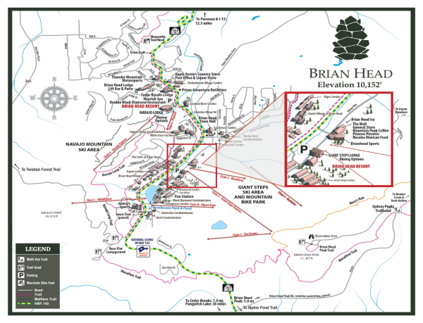 Brian Head Map
