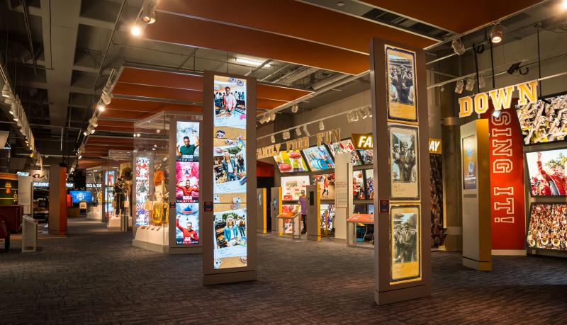 AI exhibits at College Football Hall of Fame