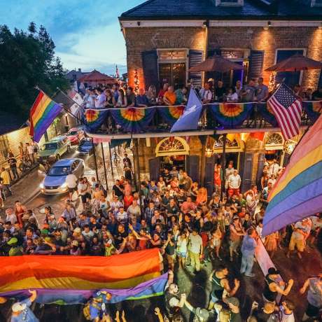 Gay Pride Parade 2015 on Bourbon Street