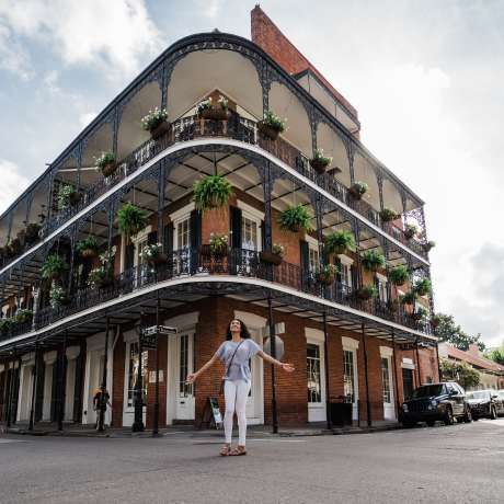 Exploring Royal Street in the French Quarter