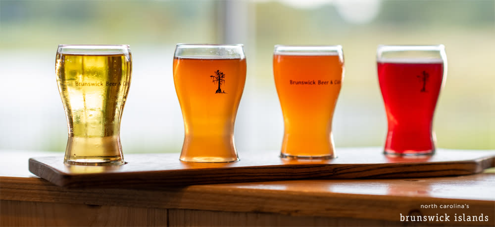 Brunswick Beer and Cider Beer Flight