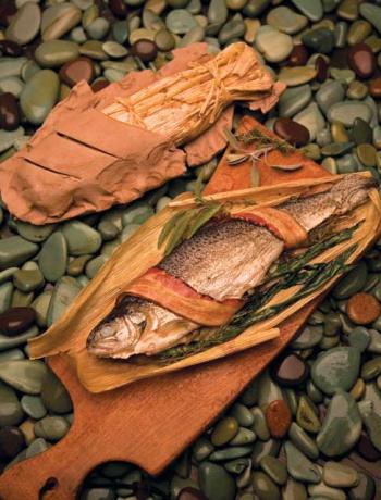 Smoked trout