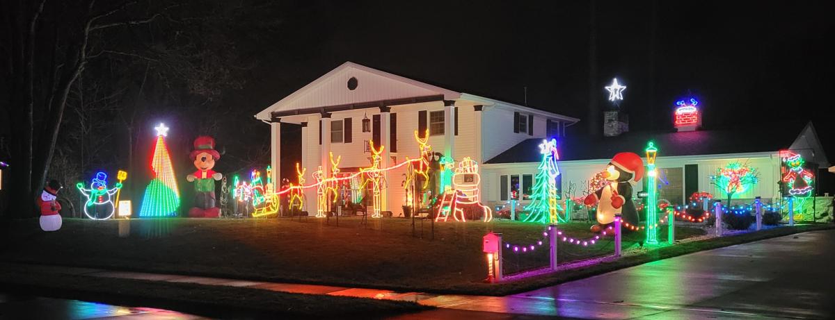 Kings Crossing House Light Display by David Brown