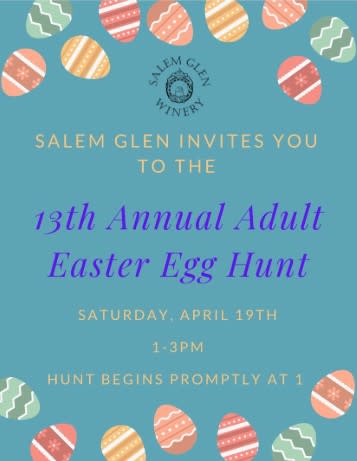 Salem Glen egg hunt graphic 2025