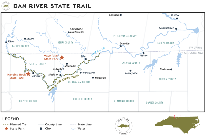 Dan River State Trail Map