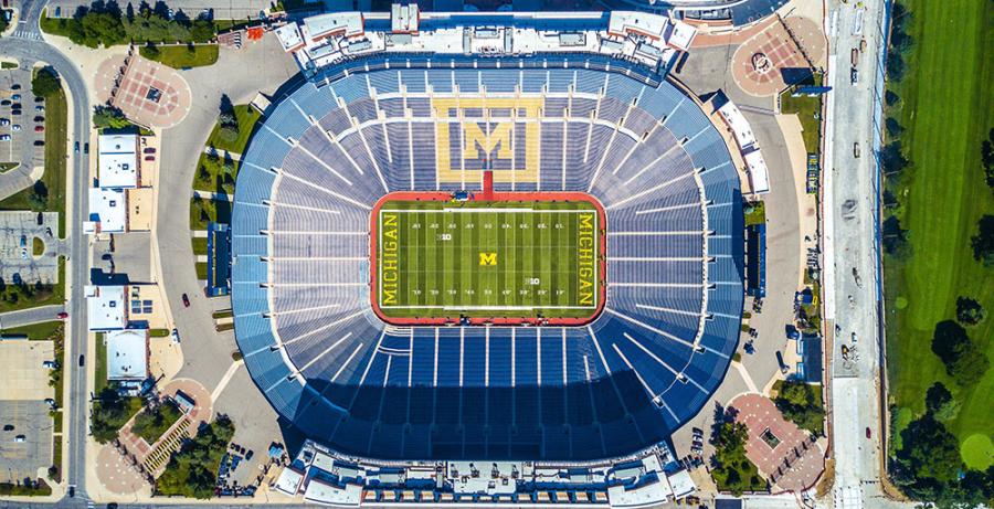 Michigan Stadium from Above