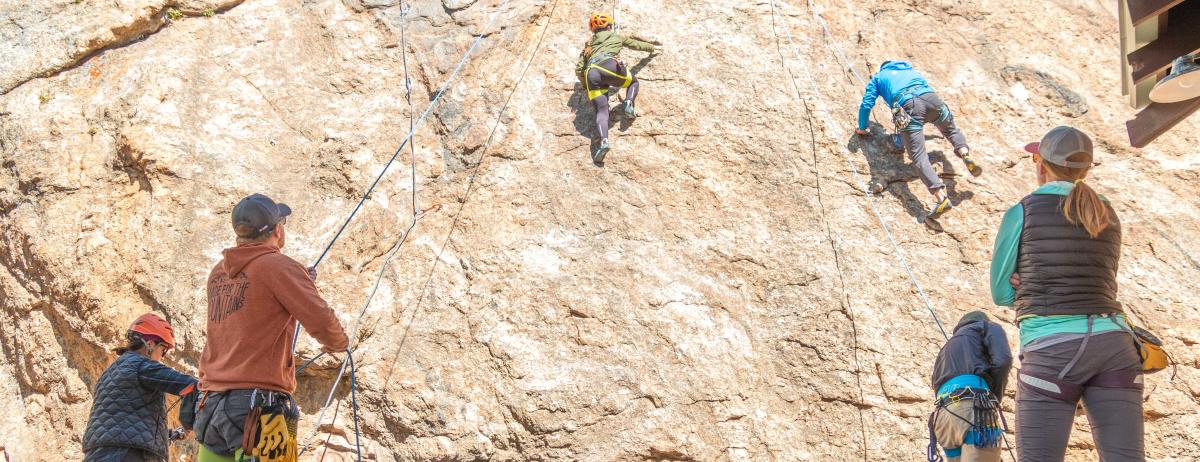 Spring Rock Climbing in Estes Park