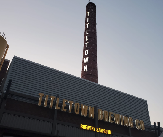 Titletown Brewing stack