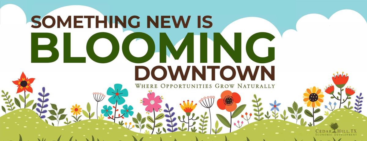 blooming downtown