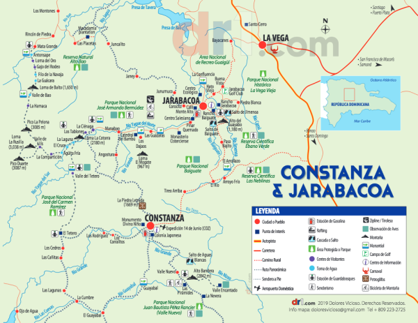 jarabacoa-constanza-mapa spanish