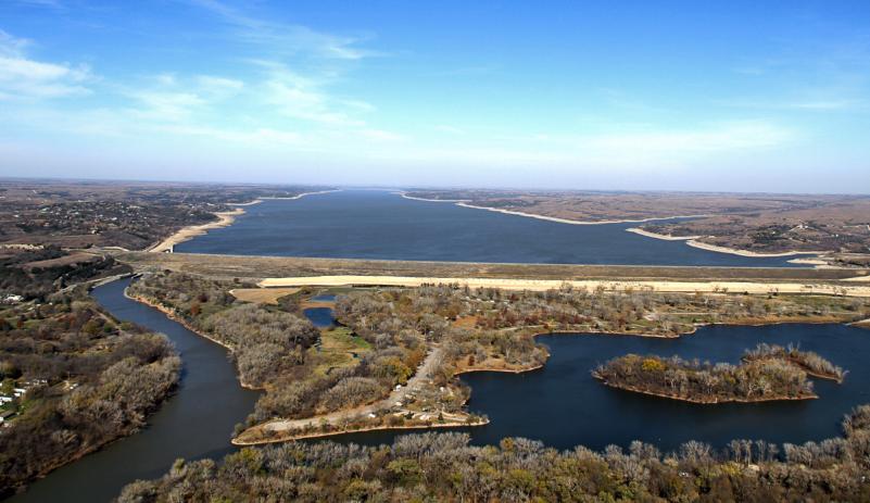 Tuttle Creek Aerial Shot