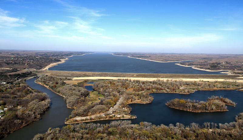 Tuttle Creek Aerial Shot