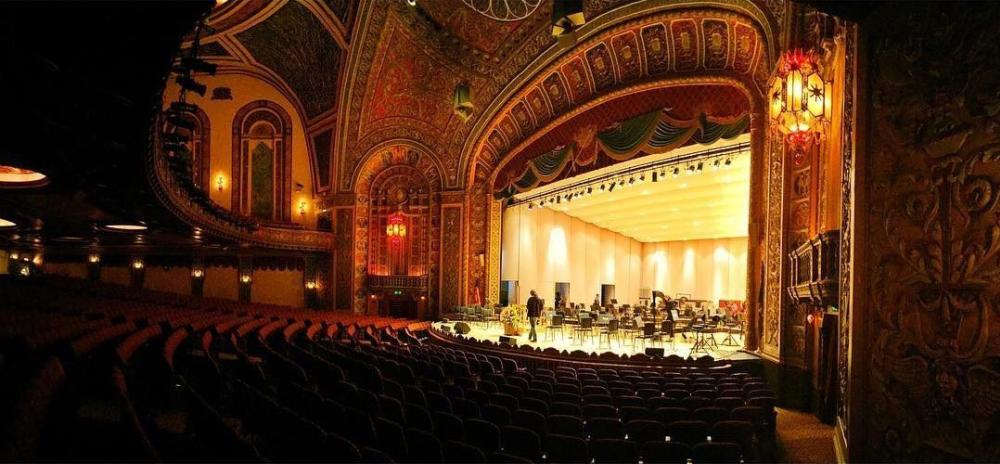 Inside the historic Embassy Theatre before a performance