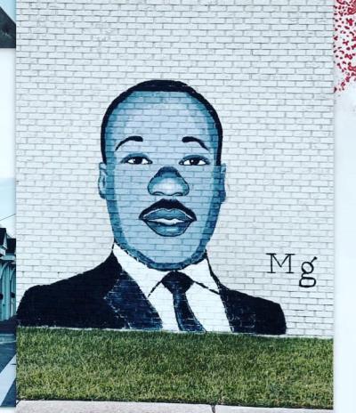 MLK Mural by Marian Glaser