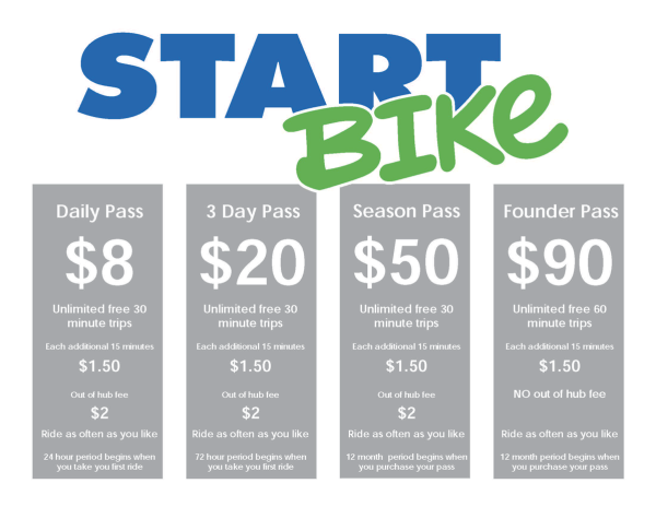 START Bike Rates