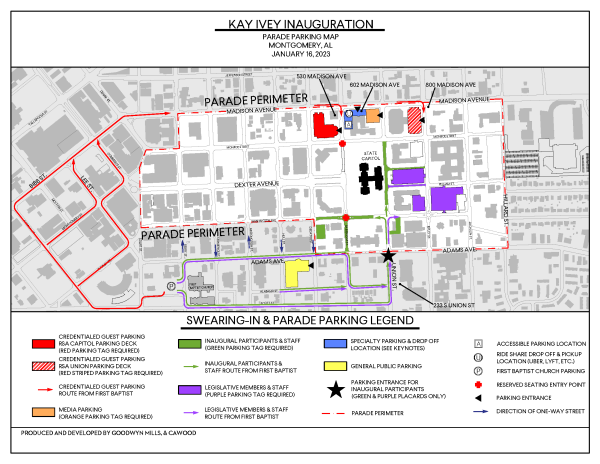 Inauguration Parade Parking