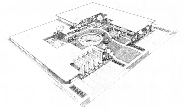 The 500 West, Arenas Road, Palm Springs, 1970.