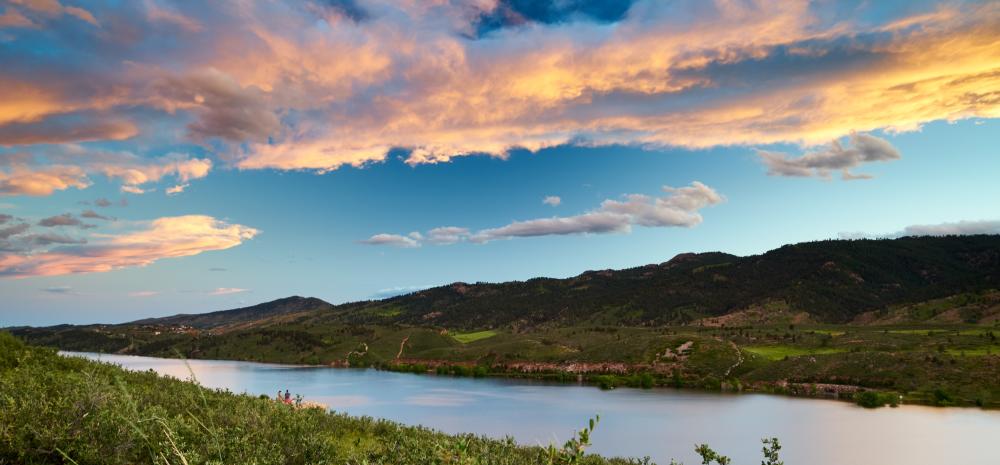 Horsetooth Reservoir  outside of Steamboat Springs, Colorado