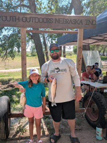 Youth Outdoors Dad and Girl