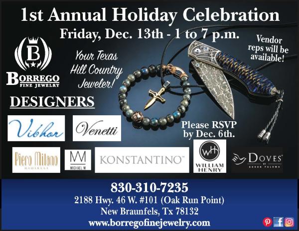 Borrego fine jewelry holiday celebration