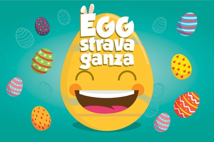 Eggstravaganza Event Graphic at Palo Alto College