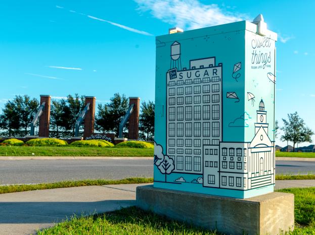 Colorful Art Boxes Cultural Arts Visit Sugar Land Texas