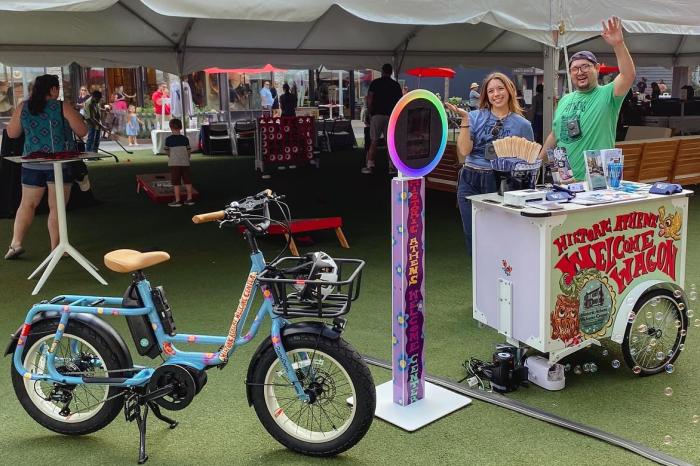 Historic Athens Welcome Wagon with Bike and Photo Booth
