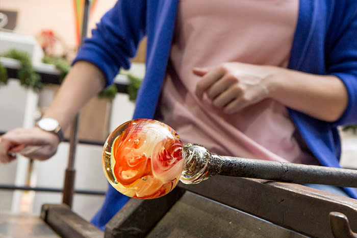 Private Glass Blowing Class, Brooklyn, New York