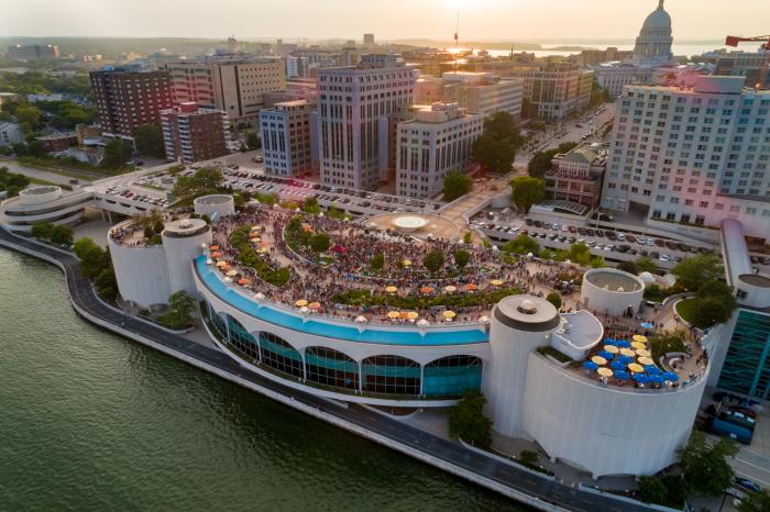 Monona Terrace Rooftop Event in Madison, WI