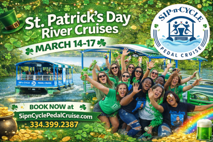 Sip - n - Cycle Pedal Cruise St Patrick's