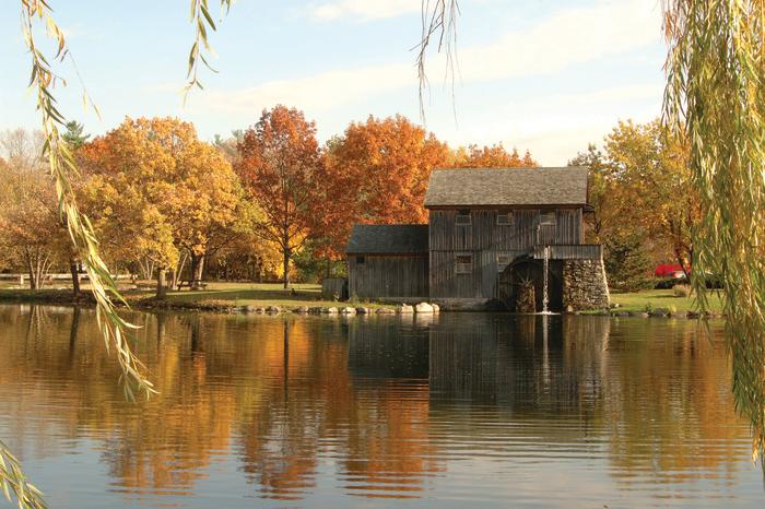 Midway Village in the fall