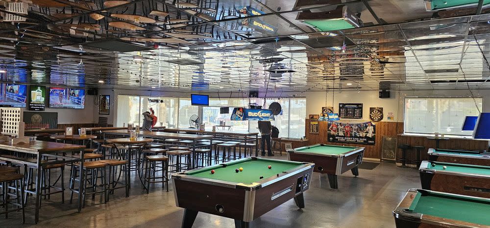 Interior of Hair on the Dog Sports Bar in Palm Springs